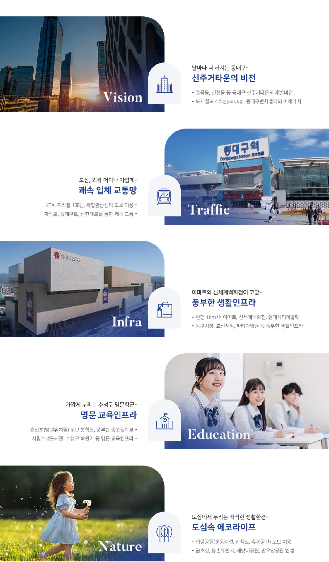 동대구 태왕아너스 입지