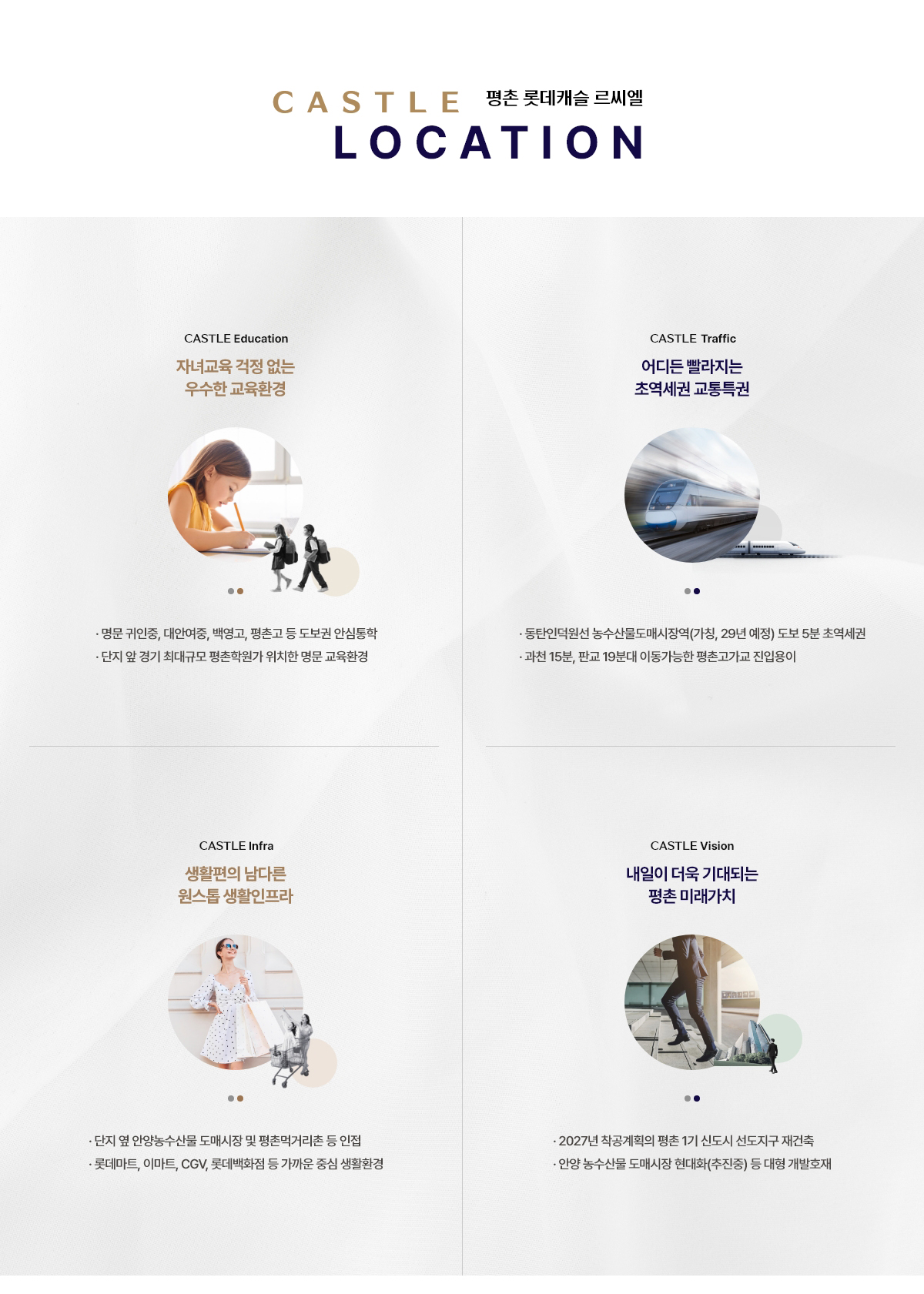 평촌 롯데캐슬 르씨엘 입지적 장점